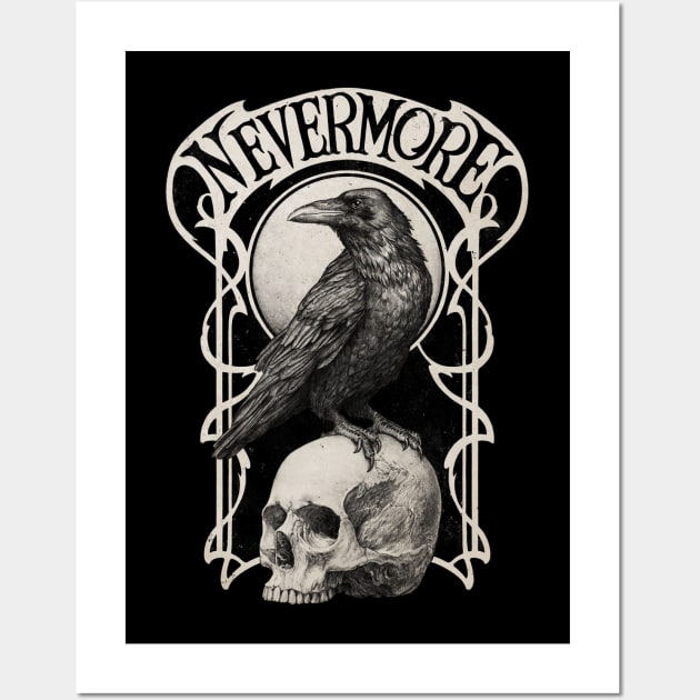 Nevermore Wall Art by Moutchy